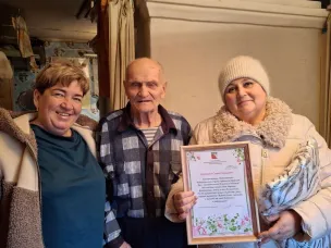 90-летний юбилей отметил житель Варнавино