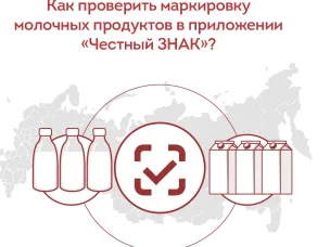 Как проверить маркировку молочных продуктов в приложении "Честный ЗНАК"?