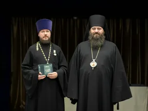 Священнослужителей Варнавинского округа наградили епархиальной медалью преподобного Варнавы Ветлужского III степени за освящение Никольского храма