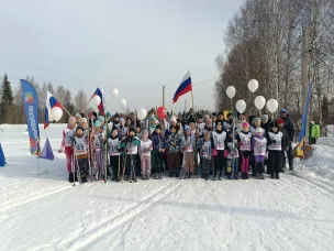 В Михаленинской школе прошли лыжные соревнования памяти Заслуженного учителя РФ Евгения Скокова