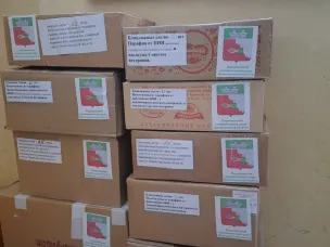 14 ящиков гуманитарного груза готовятся к отправке в зону СВО от Варнавинского округа