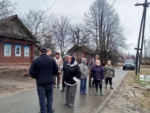 В Варнавино обсудили вопросы водоотведения и благоустройства придомовых территорий с жителями улиц Краскина и Свободы