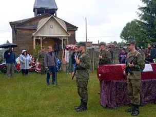 В поселке Северный состоялось прощание с участником СВО
